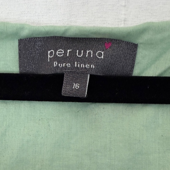 Peruna by Marks & Spencer Mint Green Eyelet Midi Dress - Picture 3 of 6